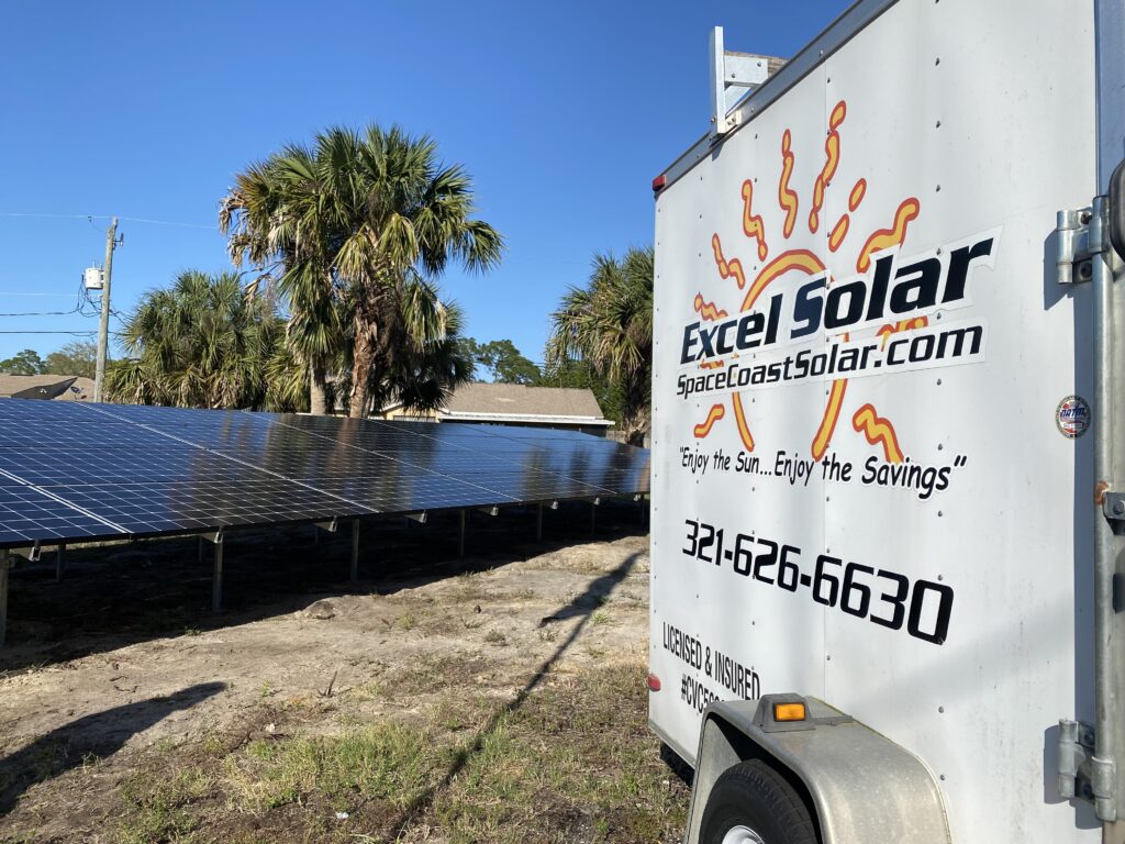 Excel Solar Electric Ground Mount System in Palm Bay, Florida